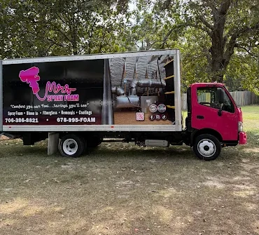 Box truck fleet graphics wrap with bold company branding